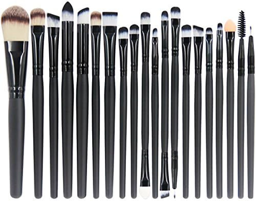 EmaxDesign 20 Pieces Makeup Brush Set Professional Face Eye Shadow Eyeliner Foundation Blush Lip ... | Amazon (US)