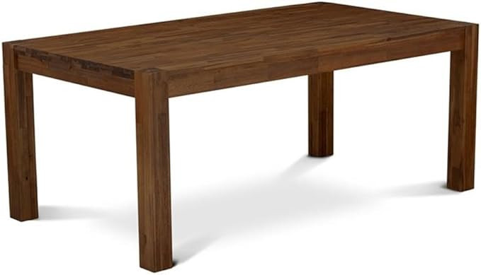 East West Furniture LM7-0N-T Lismore Dining Room Table - Rectangle Rustic Wood Table, 40x72 Inch,... | Amazon (US)