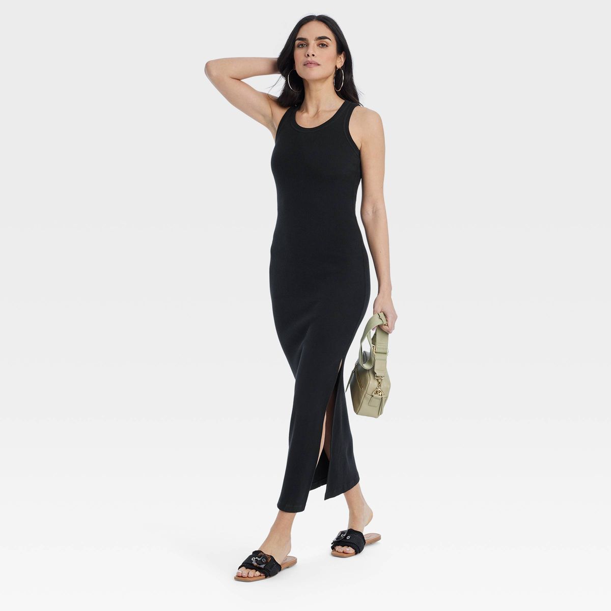 Women's Rib-Knit Maxi Bodycon Dress - Universal Thread™ | Target