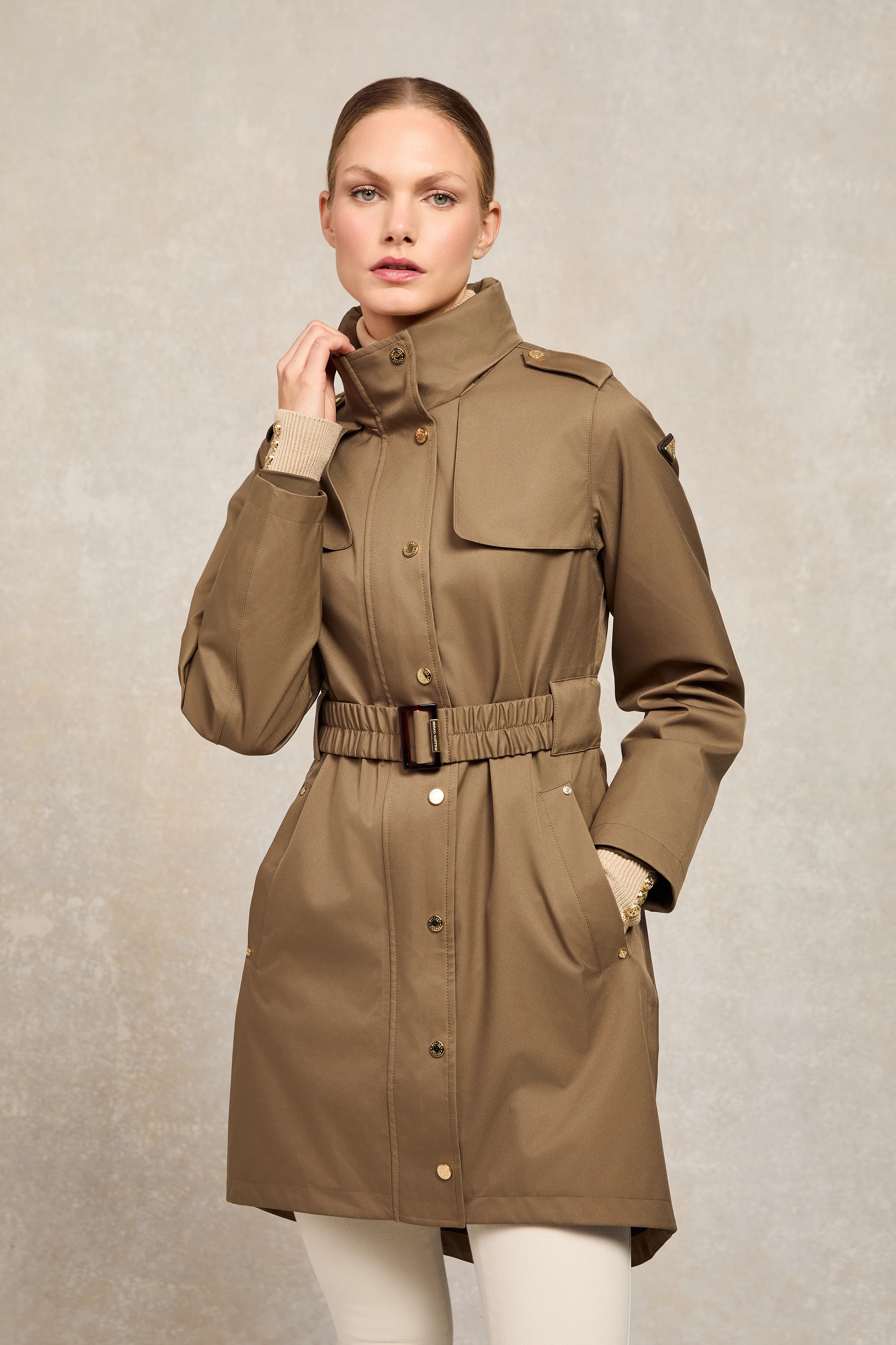 Rosedale Waterproof Parka (Mink) | Holland Cooper