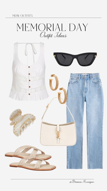 What to Wear: Memorial Day Weekend | Neutral Outfit | casual outfit | Jeans

#LTKSeasonal #LTKFindsUnder100 #LTKStyleTip