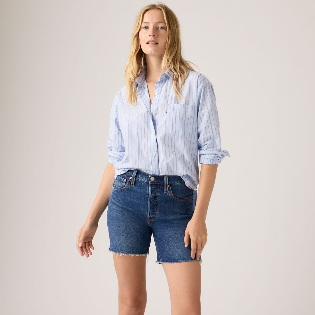 Levi's 501 Original Fit Mid-Thigh Lightweight Women's Shorts 33 | Levi's US