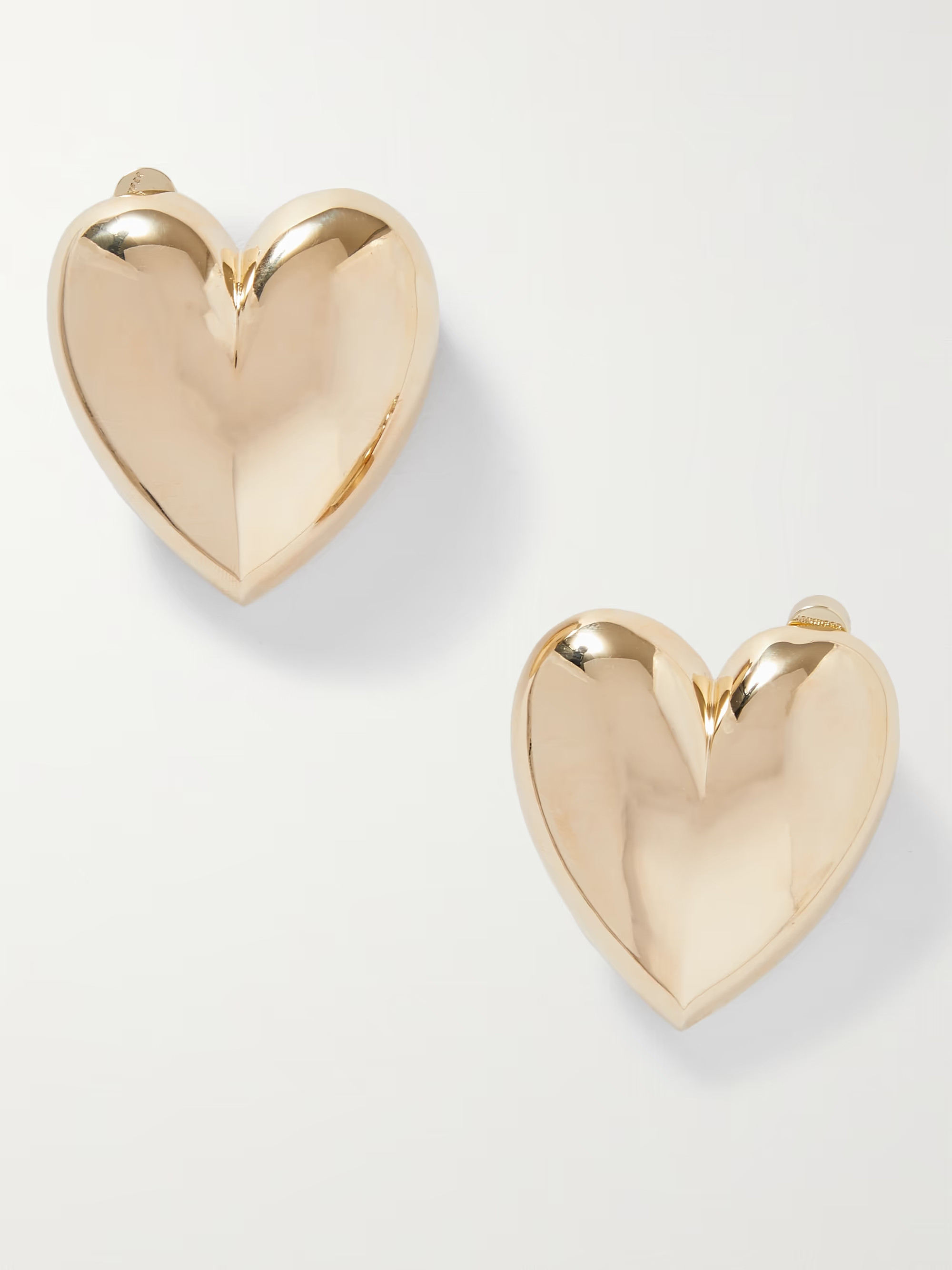 Puffy Heart gold-plated earrings | NET-A-PORTER (US)