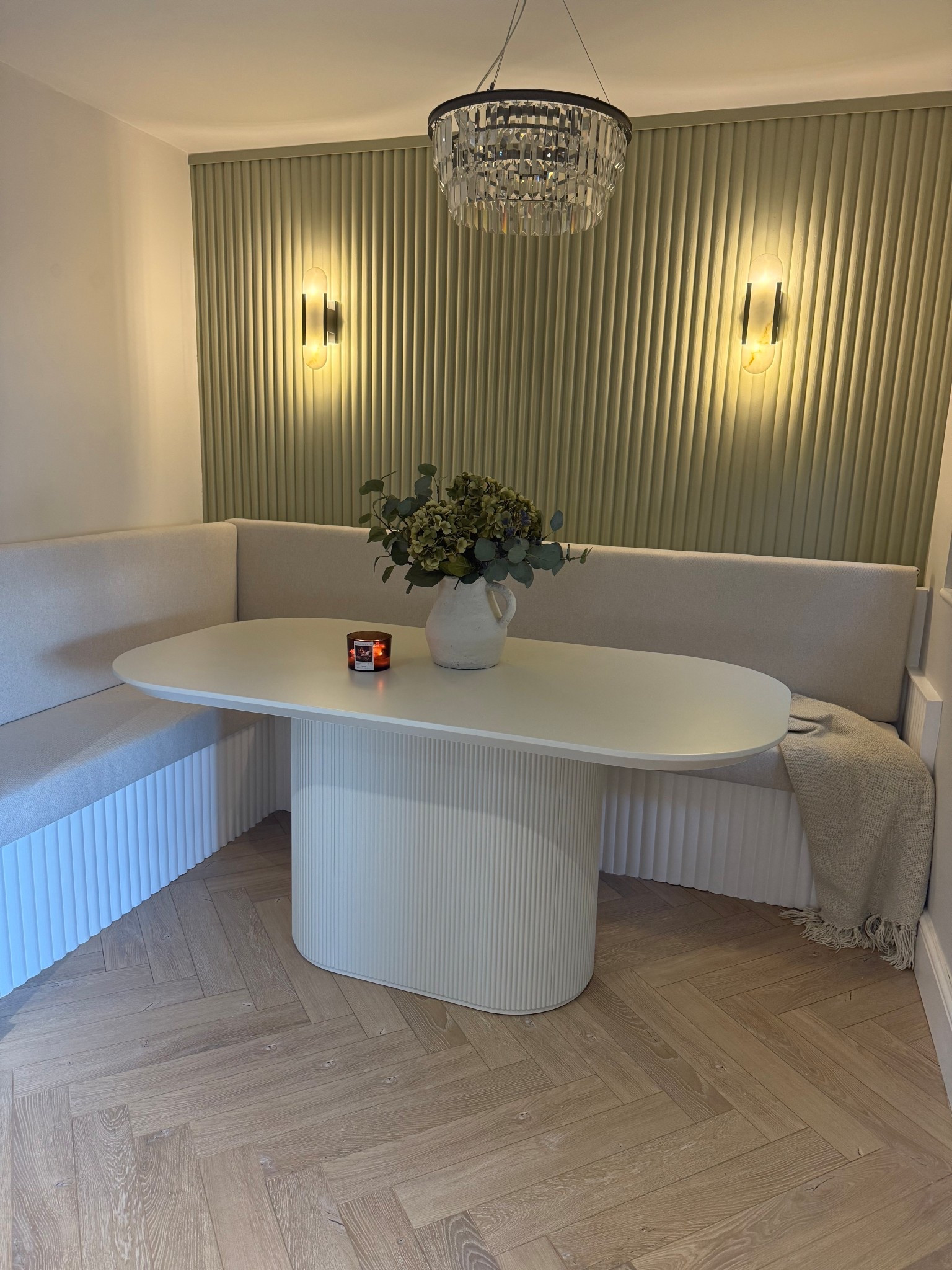 Dining booth reveal! So impressed with this table ✨

#LTKuk #LTKhome