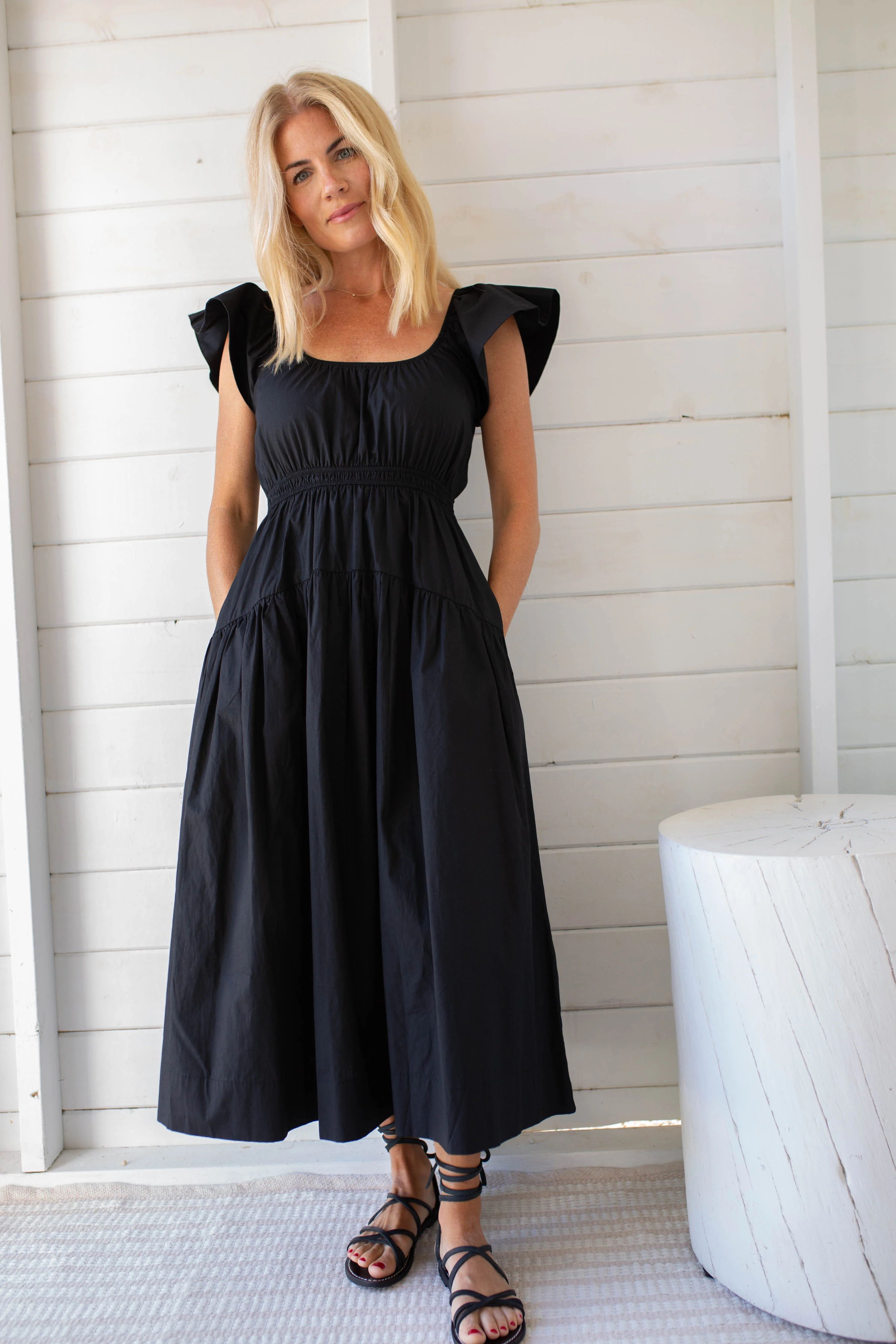 Jane Dress - Bonita Black | Marea