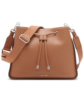 Fay Drawstring Hobo with Adjustable Web Strap | Macy's