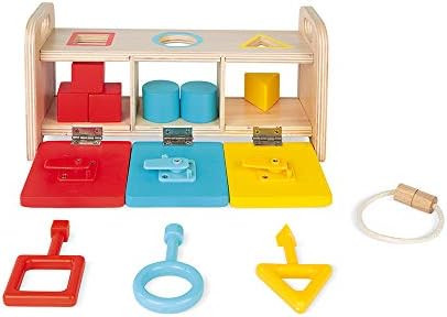 Janod, Essentiel, La Scatola Portachiavi, Gioco Educativo, in Legno, per La Prima Infanzia 2, In,... | Amazon (IT)