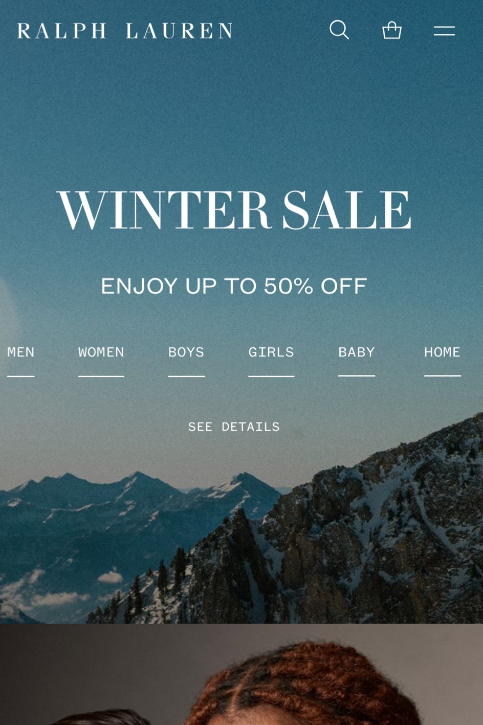 Winter sale on 