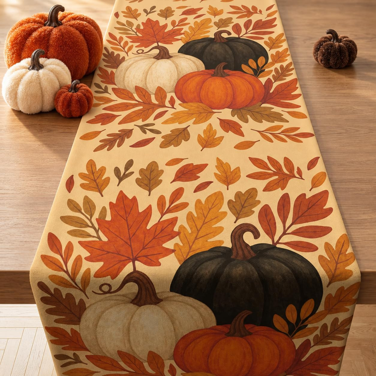 Fall Decorations for Home - Table Runner for Indoor Outdoor - Thanksgiving Decor for Fall Friendsgiving | Thanksgiving Centerpieces Banner for Tables Room Office Kitchen | Amazon (US)