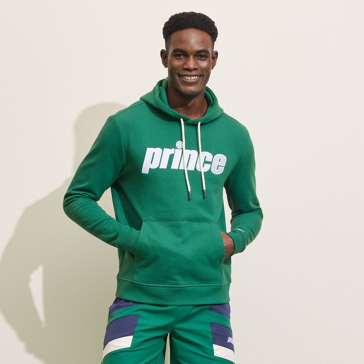 Prince Pickleball Men's Fleece Hooded Pullover Sweatshirt - Green | Target