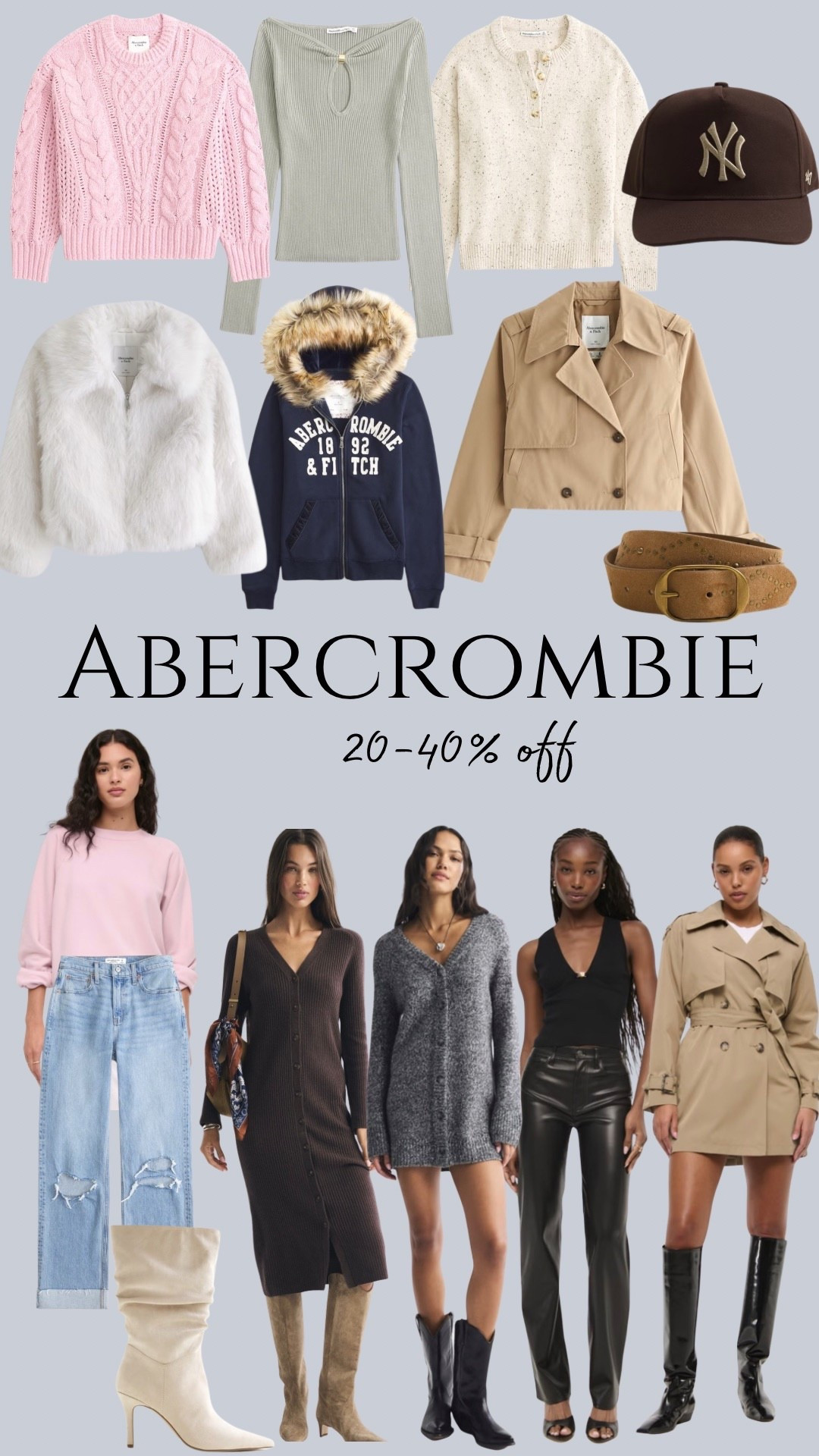 Abercrombie sale picks 

#abercrombie #jeans #denim #sweater #coat

#LTKU #LTKSaleAlert #LTKootd