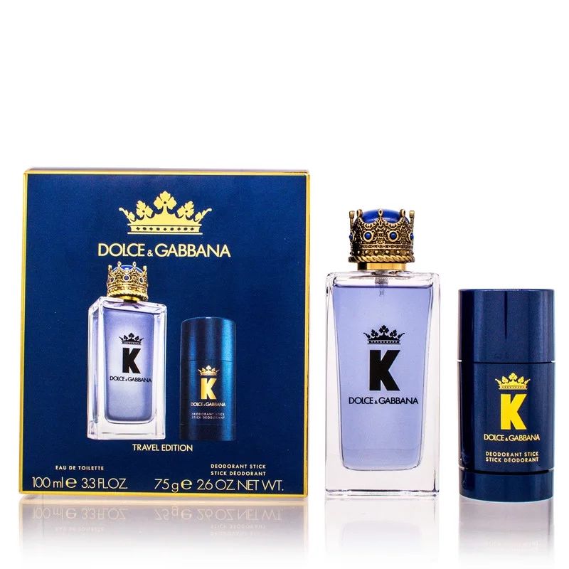 Dolce & Gabbana King Cologne Giftset For Men (2PC) - 3.3 Oz EDT + 2.6 Oz Deodorant Stick - Walmar... | Walmart (US)