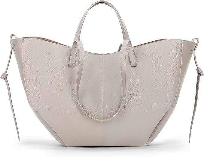 Juoxeepy Work Bag Faux Leather Tote Bag for Women Trendy Handbag Purse Fall Shoulder Bag with Mag... | Amazon (US)