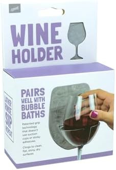 30 Watt Silicone Wine Glass Holder for Bath & Shower, Give The Gift of an at Home Spa Bathtub Rel... | Amazon (US)