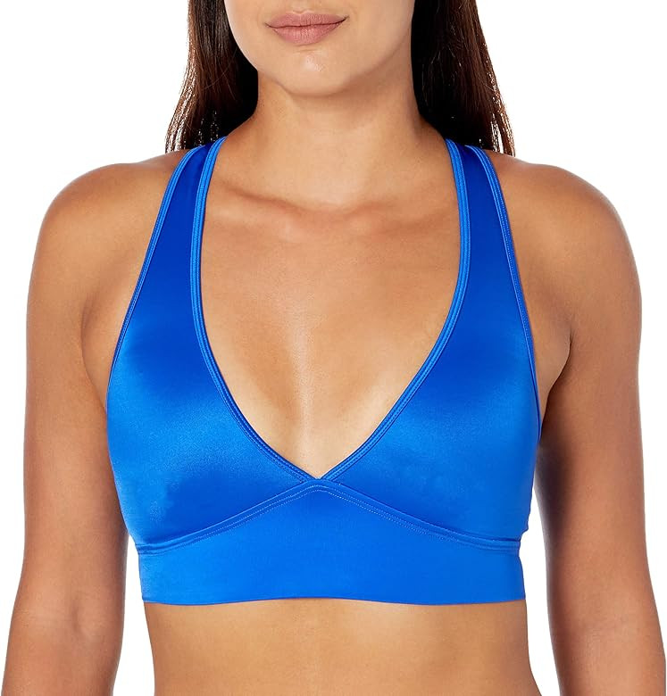 Smart & Sexy womens Cut-out Racerback Bralette Bra, Crazy Cobalt (Satin), Small US at Amazon Wome... | Amazon (US)