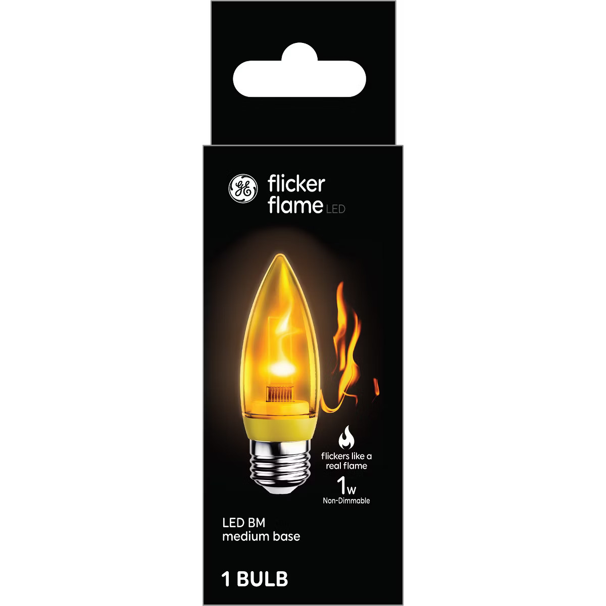 GE Flicker Flame LED Light Bulb Medium Base | Target