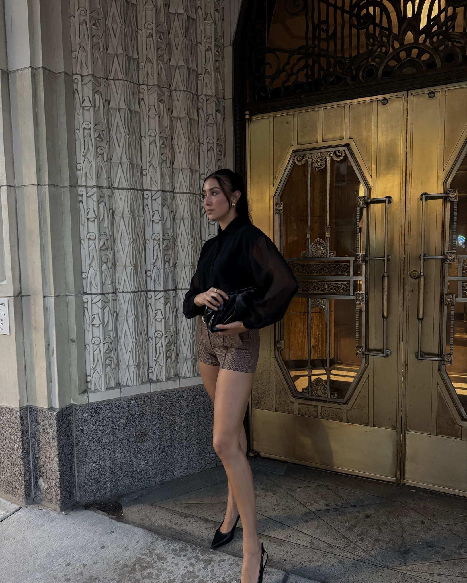 ootd from the modéle launch dinner 🖤✨

#LTKStyleTip