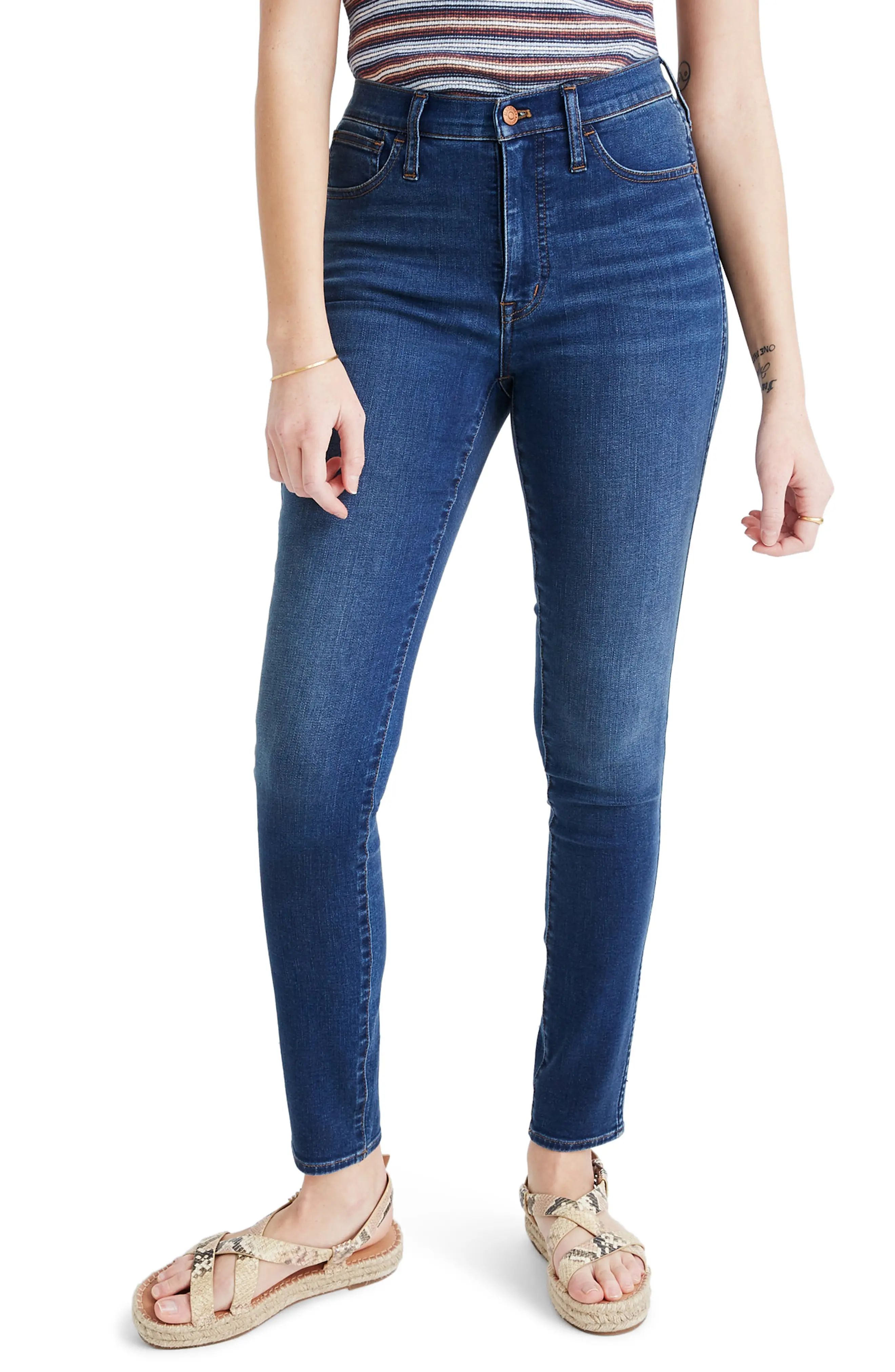 Women's Madewell 10-Inch Roadtripper Jeans, Size 27 - Blue | Nordstrom