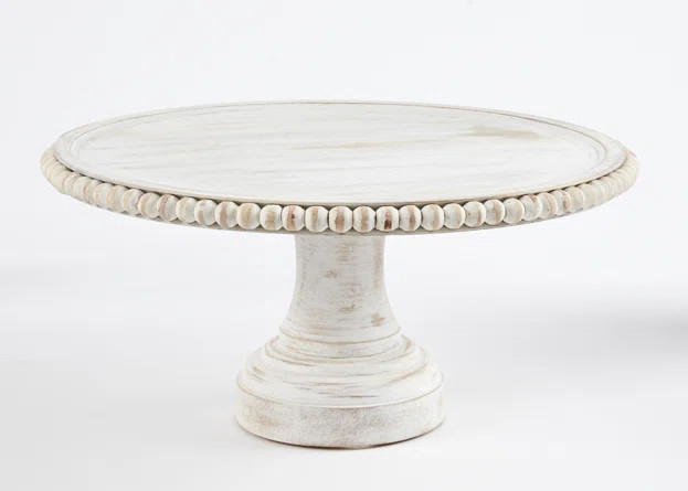 Mud Pie™ Mud Pie Classic Home Beaded Cake Stand | Wayfair | Wayfair North America