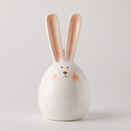GOODSTART Ceramic Bunny Rabbits Ceramic Bunny Figurine, Porcelain Modern Art Spring Home Decoration, Statues for Home Decor Easter Decorations Rabbits Decor | Amazon (US)