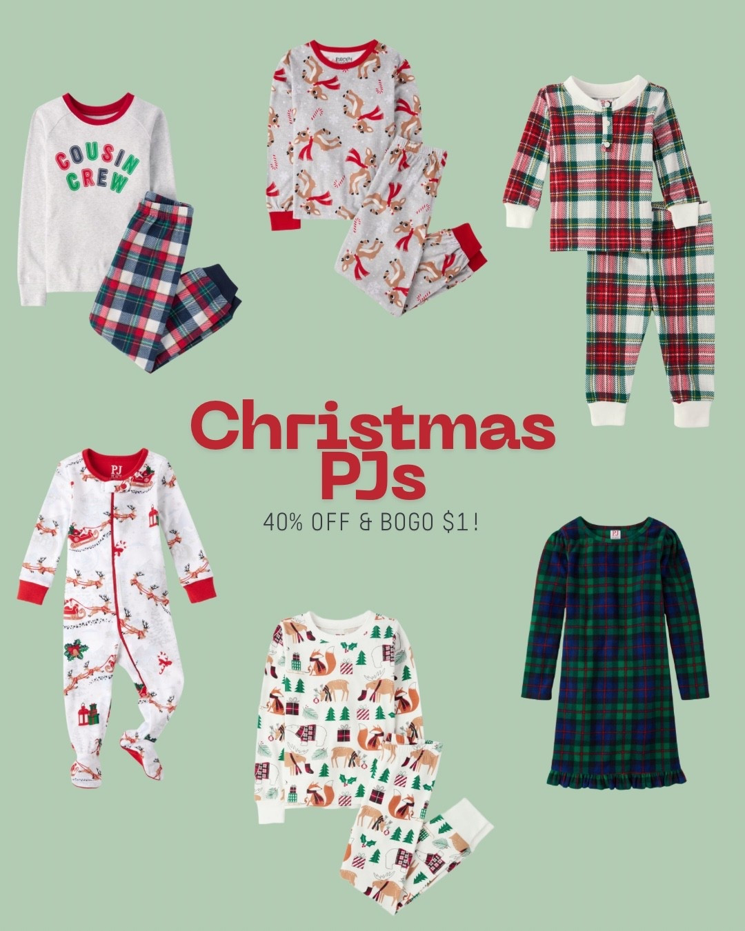 This deal! Pjs are 40% off and on top of that BOGO for $1!! So many different patterns for just the kids or for the entire family! 🎄

#christmas #giftguide #sale #bogo #pajamas 

#LTKCyberWeek #LTKGiftGuide #LTKHoliday