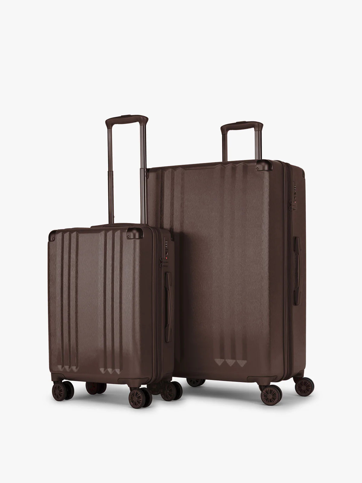 CALPAK Ambeur 2-Piece Luggage Set in Dark Brown | Travel Suitcase Set | CALPAK