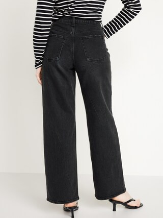Curvy Extra High-Waisted Wide-Leg Jeans | Old Navy (US)