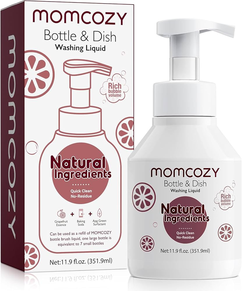 Momcozy Bottle Brush Cleaning Fluid, Powerful Cleaning with Natural Foam, Suitable for Momcozy Pr... | Amazon (US)