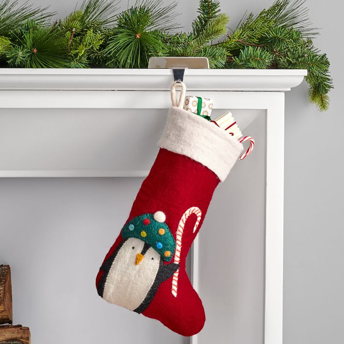 Felt Penguin Stocking | West Elm (US)
