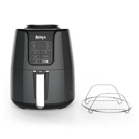 Ninja Air Fryer 1550-Watt Programmable Base for Air Frying Roasting Reheating & Dehydrating with 4-Q | Walmart (US)