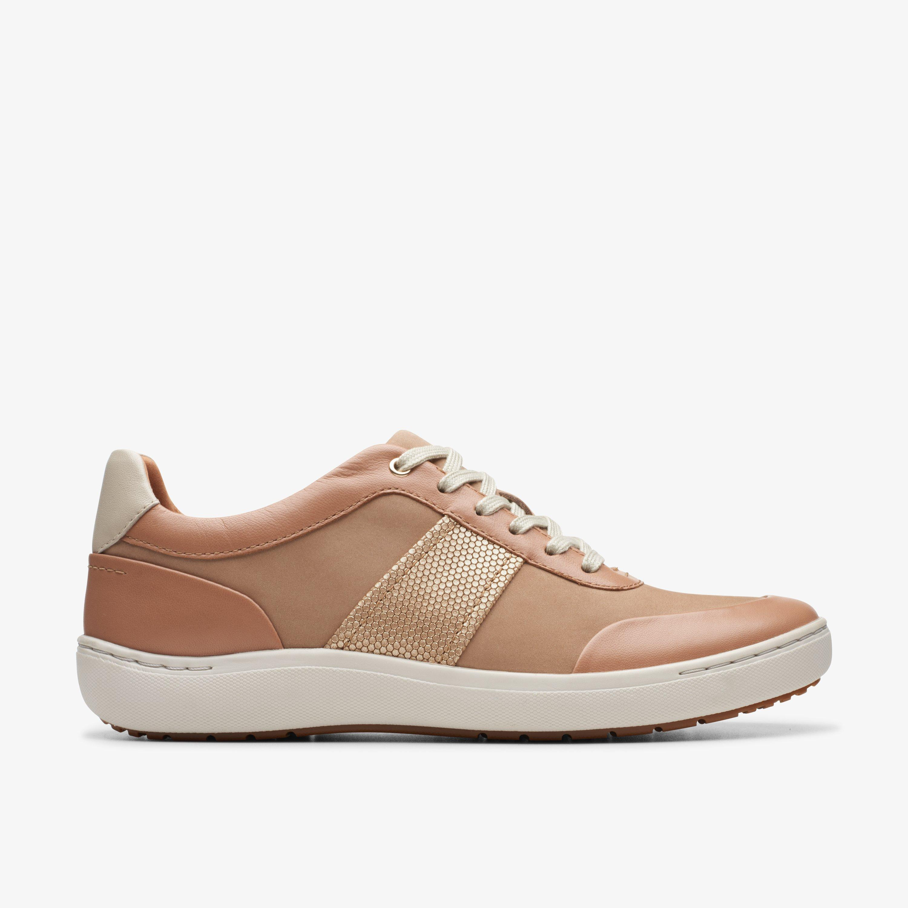 Women Nalle Fern Warm Beige Combi Shoes | Clarks US | Clarks (US)