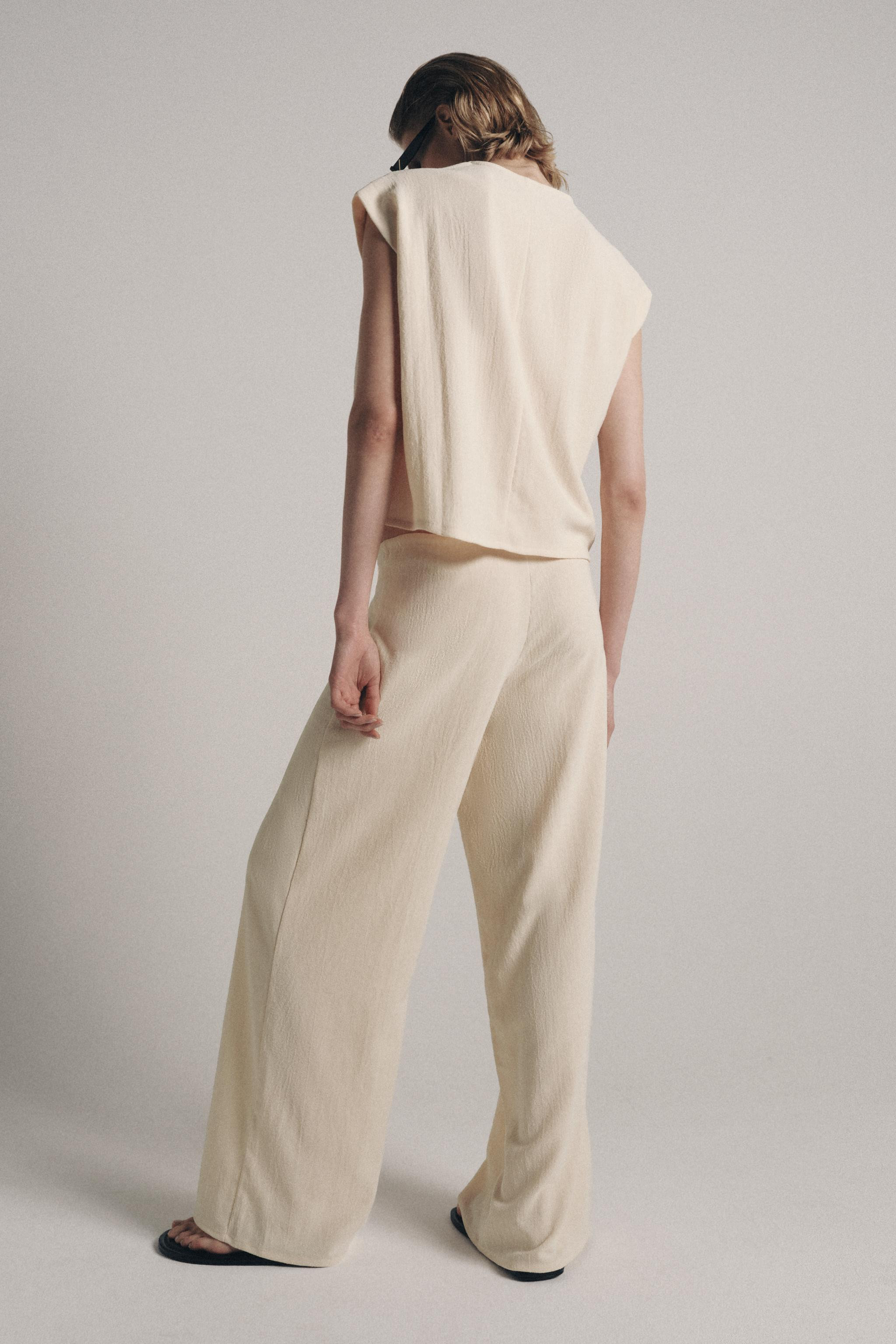 RUSTIC STRAIGHT TROUSERS | Zara UK
