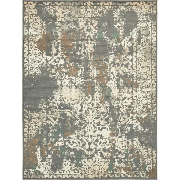 Forcalquier Southwestern Gray Indoor Area Rug | Wayfair North America