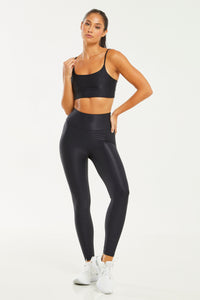 Hi-Shine Leggings Black | Booty by Brabants