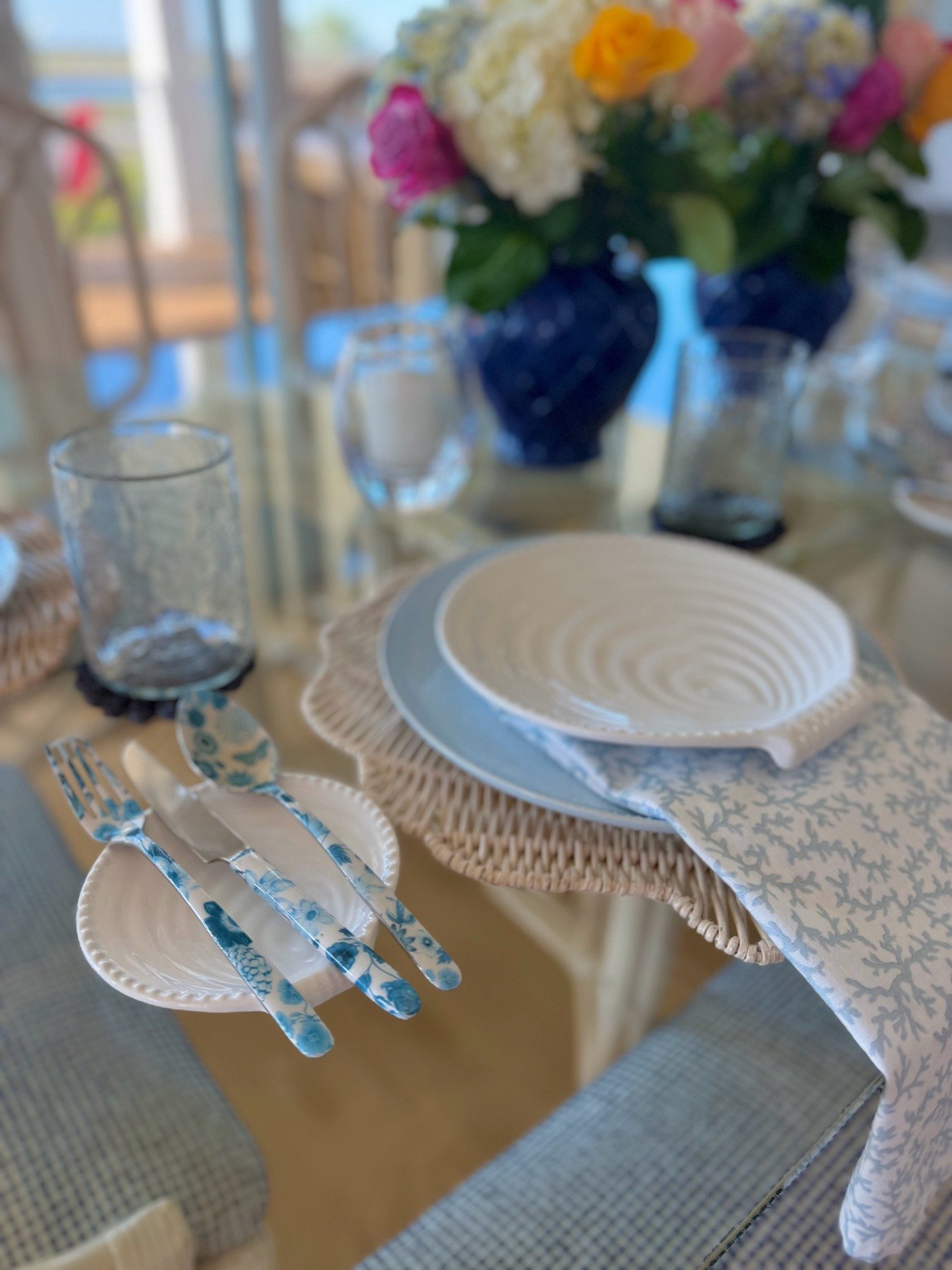 It's all in the details for an Elegant Coastal Tablescape . The napkins and dishes are on sale now!

#LTKSeasonal #LTKHome #LTKSaleAlert
