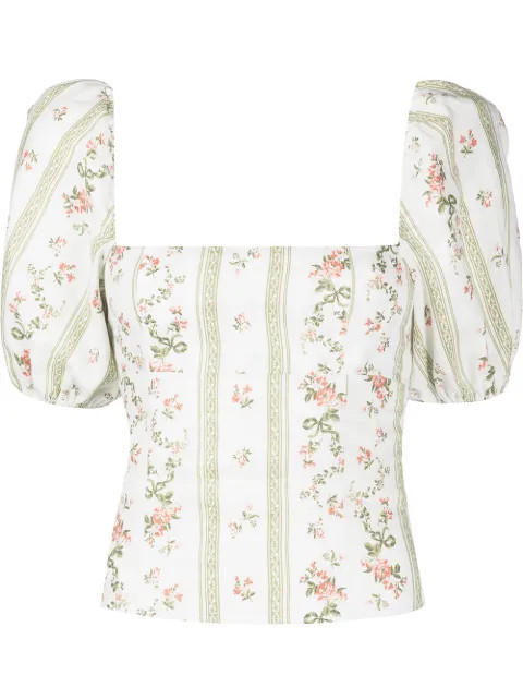 Reformation Arancini floral-print Blouse - Farfetch | Farfetch (US)
