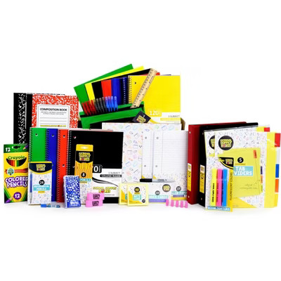 School Supply Boxes - Ultimate Back to School Bundle for High School and College - (1 Box - 91 Pieces/Box) | Target