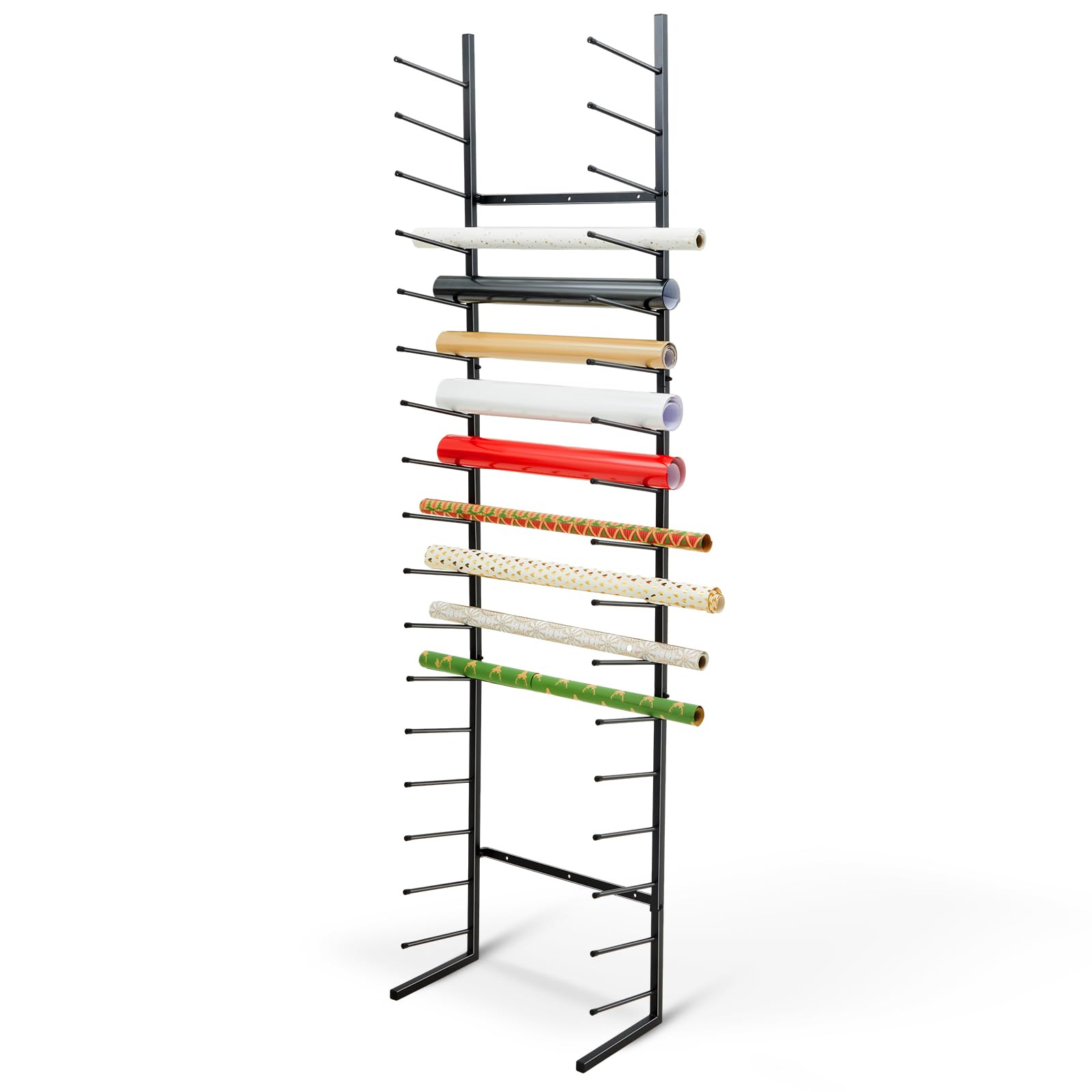 Gisafai Wall Mount Blueprint Storage Rack Hanging Vinyl File Roll Poster Display Rack Vertical Ar... | Amazon (US)