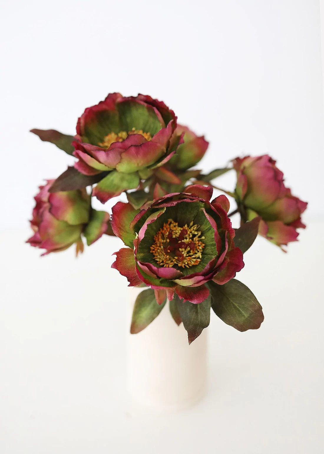 Artificial Flowers for Fall | Purple Green Silk Peony | Afloral.com | Afloral