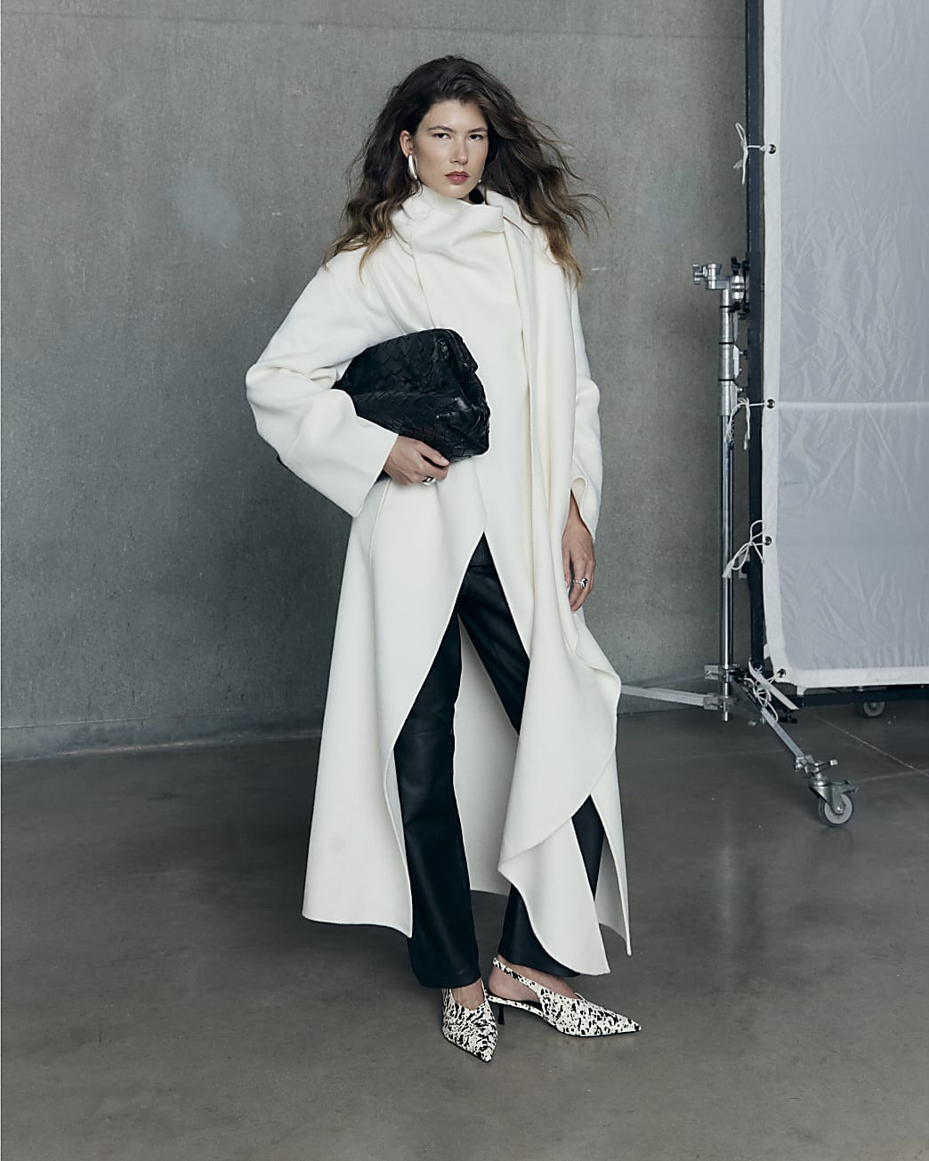 RI Studio Cream Handmade Wool Blend Coat | River Island UK & IE