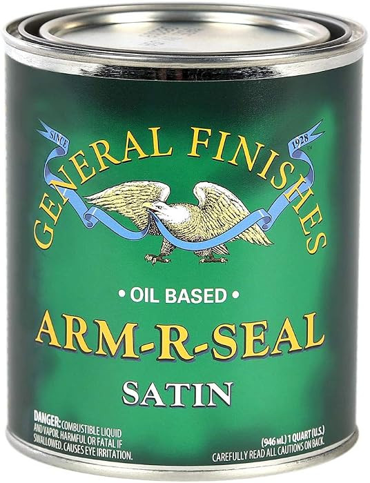 General Finishes Arm-R-Seal Oil Based Topcoat, 1 Quart, Satin | Amazon (US)
