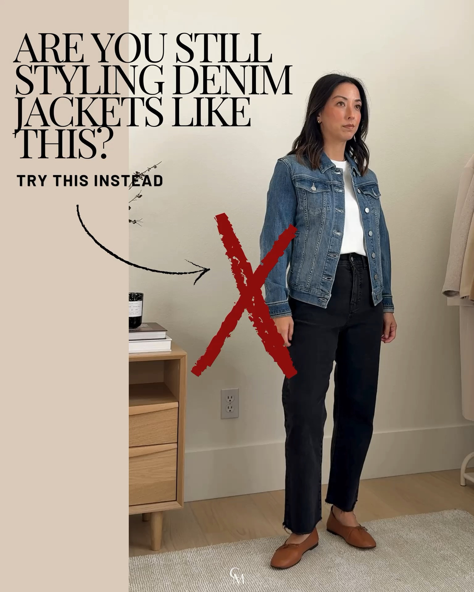 Relaxed is the upgrade - a few small shifts in fit and proportions make a denim jacket feel so much more current without sacrificing comfort.

Look 1:
AGOLDE Denim jacket xs 
Madewell tank small 
Pistola poplin pants xs - old, linked similar
Beek x Itsy Bitsy Indulgences sandals 5 - old, linked similar
Clare V bag 
Le Specs sunglasses 
Dorsey James necklace 15"

Look 2:
J.Crew tee medium 
AGOLDE Palmer denim jacket xs 
Gap poplin pants petite xs - color is sold out, linked similar
Hermes Oran sandals 35 - linked similar
Polo Ralph Lauren hat 
Dorsey Maxwell earrings medium 
Dorsey James necklace 15"

Look 3:
AGOLDE denim jacket - wash is old, linked similar
Everlane tee medium 
Recreational Habits shorts small 
Amazon jelly flats 5.5 
Liffner bag - sold out, linked similar
Celine sunglasses

Look 4:
Madewell jacket small 
J.crew tee medium 
Pistola poplin pants xs - old, linked similar 
Loeffler Randall flats 35 
Mansur Gavriel tote - color is old, linked similar
Polo Ralph Lauren hat

Look 5:
Gap jacket petite xs - old, linked similar
Everlane tee medium 
Frank & Eileen sweat pants small - old
Adidas SL72 sneakers 5 women 
Mansur Gavriel tote 
Fine Art - old

Look 6:
AYR jacket small 
Madewell tee xs 
Everlane cashmere sweater xs 
Varley cargo pants 25" xs 
Larroude sneakers 6, run small 
Mansur Gavriel tote

#LTKPetite #LTKmomlife