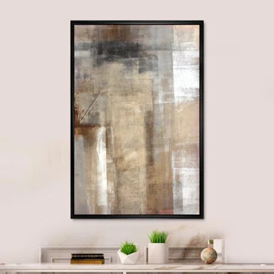 Brown Meets Beige Abstract Art Brown Meets Beige Abstract Art - on | Wayfair North America