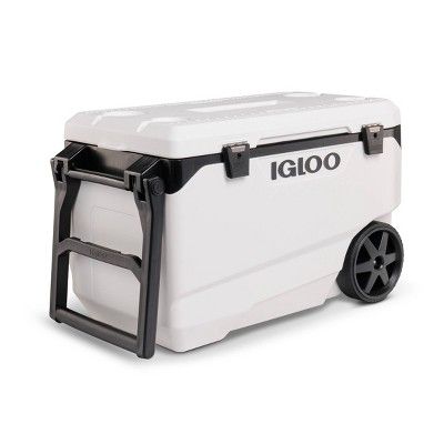 Igloo Flip and Tow 90qt Roller Cooler - White | Target