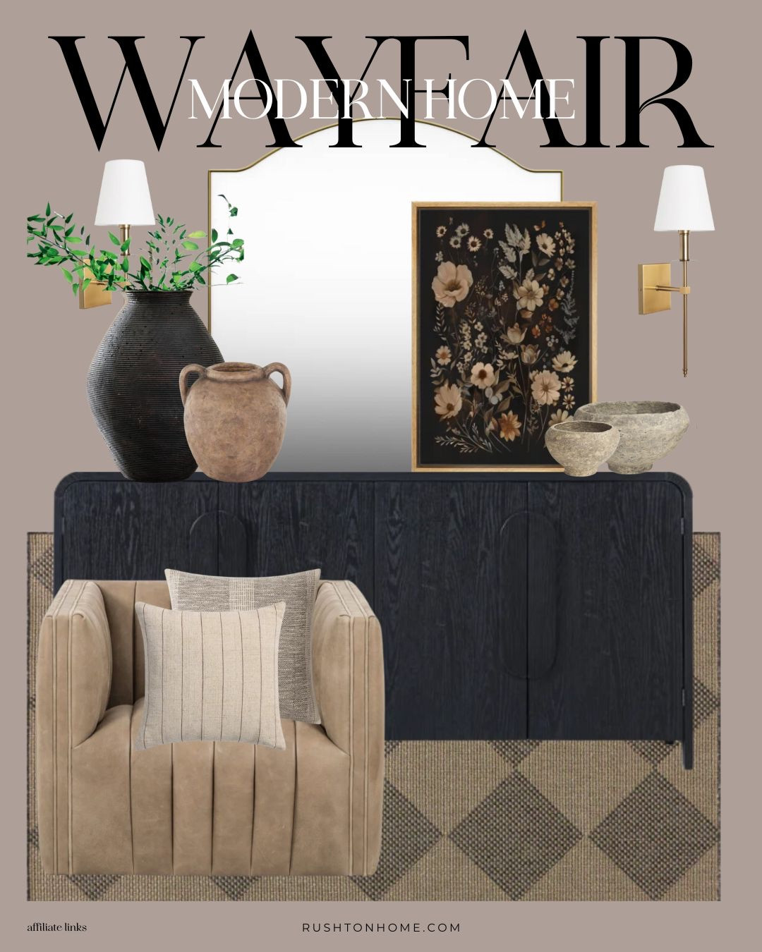 These gorgeous pieces give such a European modern vibe to any living room or bedroom corner — and the rich bold blacks and organic browns made such a statement!

2025 Home Trends, European Modern Home Decor, Home Design, Interior Styling, Decorating, 

#wayfair #wayfairpartner @wayfair #LTKsalealert #ltkhome #liketkit @shop.ltk
 

 #LTKHome