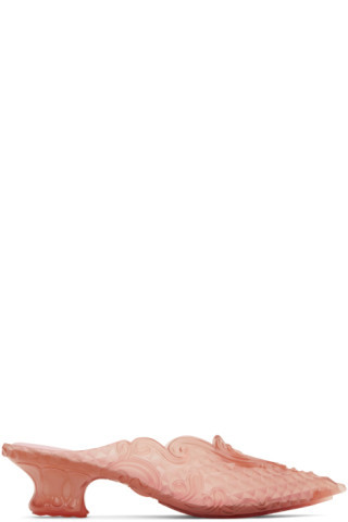 Pink Melissa Edition Point Mules | SSENSE