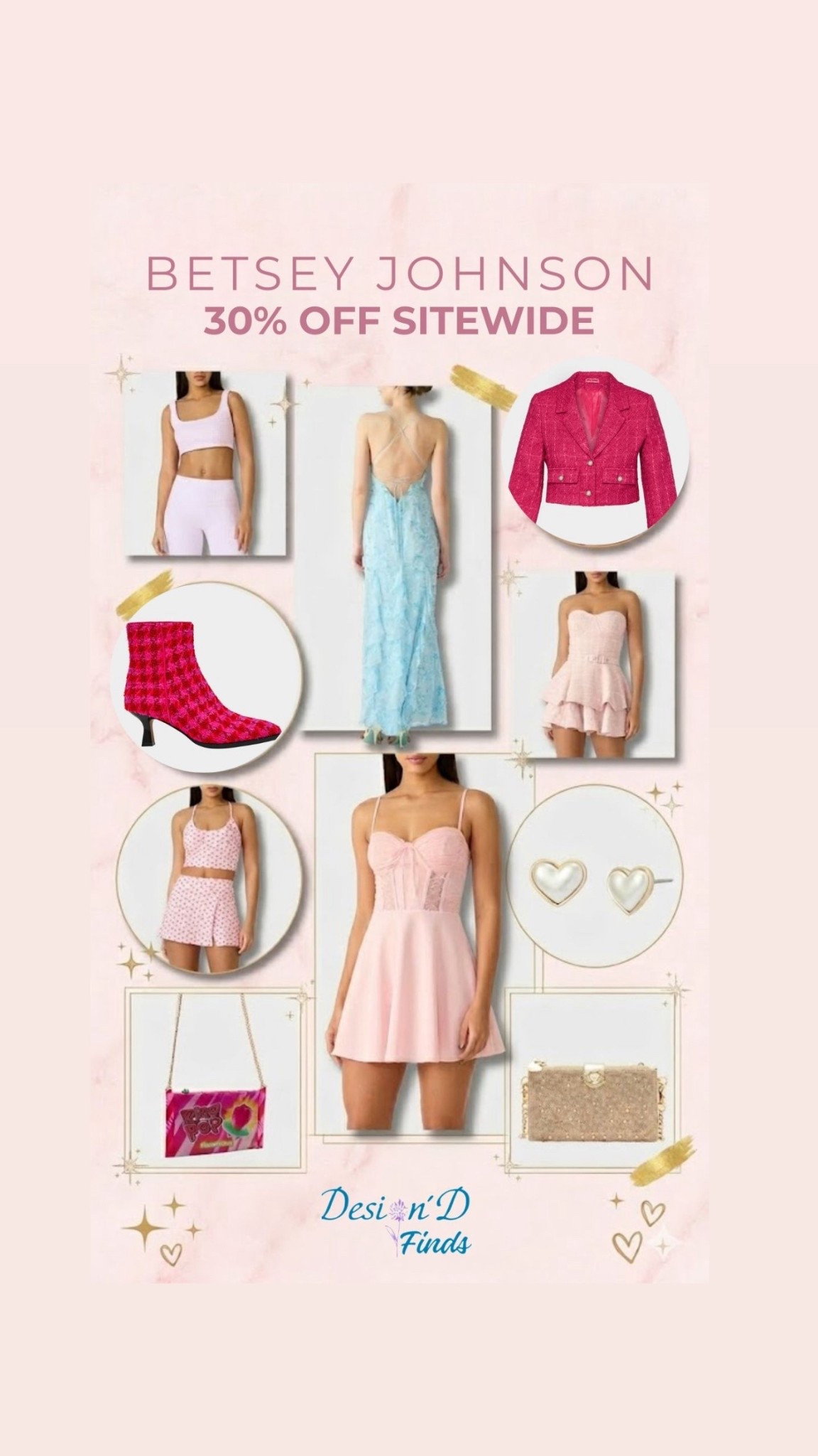 Betsey Johnson spring finds are TOO good right now 🌸👗
Flirty dresses, fun prints, and statement pieces I’m obsessed with 💖

Everything is 30% off sitewide with code FRIEND ✨
Run don’t walk — these will sell out fast 💋

#springdresses #betseyjohnson #sale #fashion 

#LTKBeauty #LTKootd #LTKSaleAlert