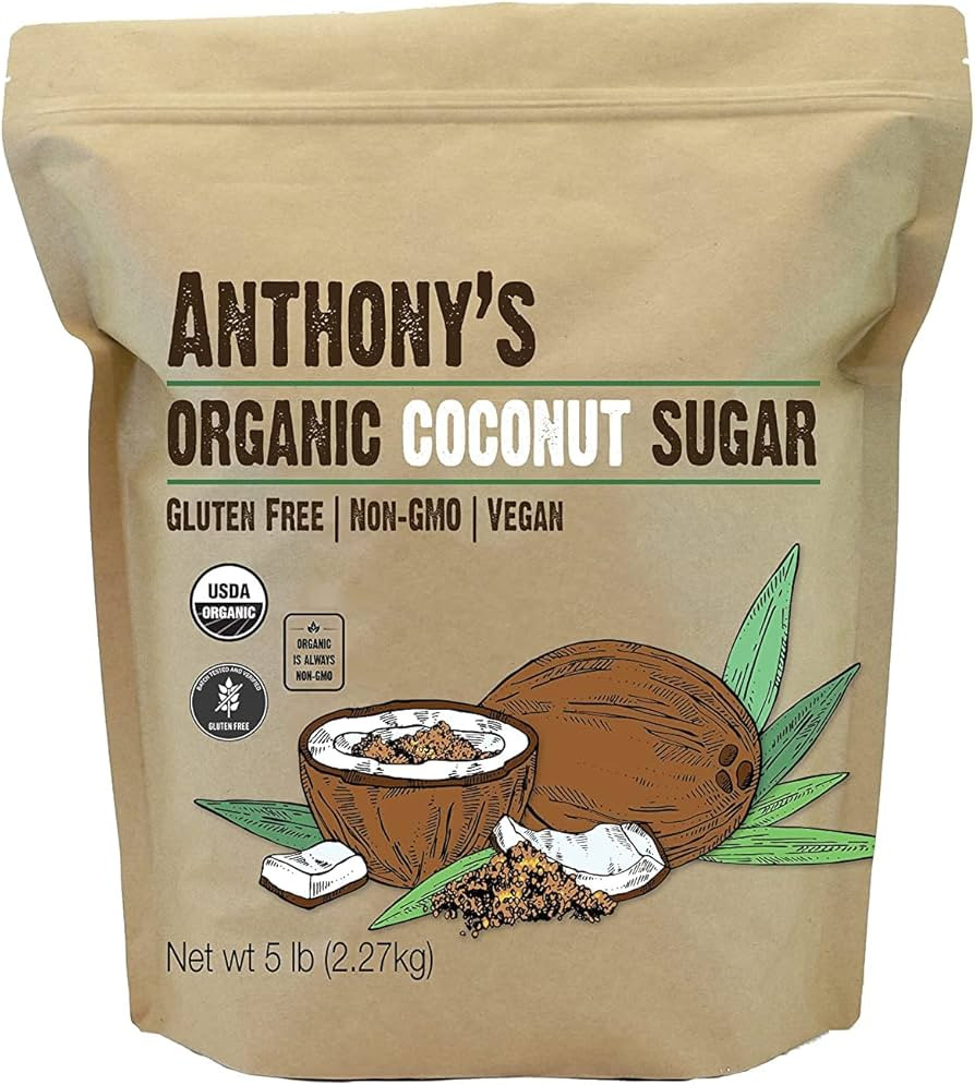 Anthonys Organic Coconut Sugar 5lbs, Non-GMO and Gluten Free | Amazon (US)