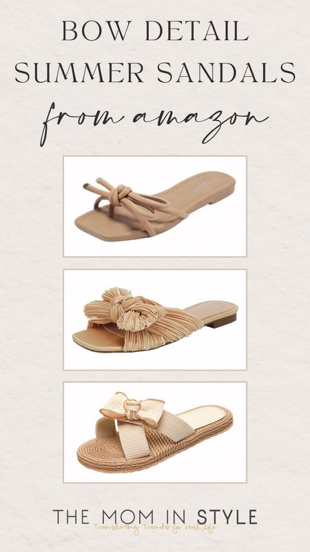 Bow Sandals From Amazon 👡

summer sandals // bow sandals // summer shoes // amazon fashion // amazon finds // amazon fashion finds // amazon shoes // affordable shoes

#LTKFindsUnder100 #LTKStyleTip #LTKFindsUnder50