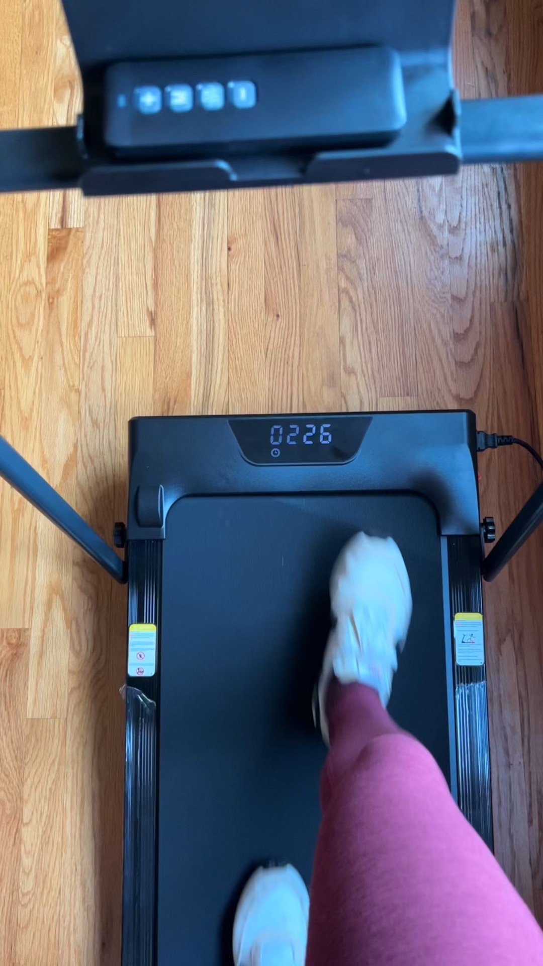 Just use my walking pad for the first time and I am totally obsessed! I did 2 miles at 3.9 speed with a 12 pound weighted vest and I was so sweaty and feel like it was such a good workout! I got the 15% incline 6.2 mph version

#LTKfitnessgoals #LTKdayinmylife #LTKmorningroutine